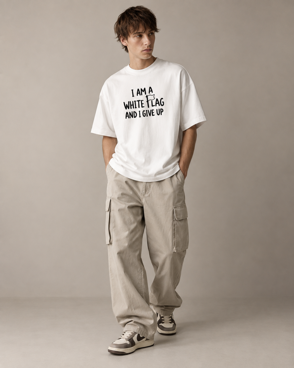 I Am A White Flag And I Give Up