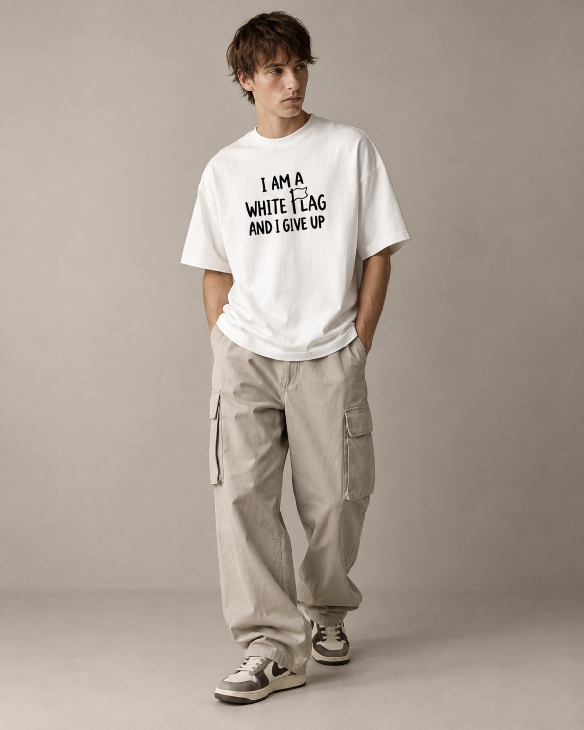 I Am A White Flag And I Give Up