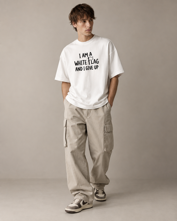 I Am A White Flag And I Give Up